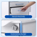 Detail features of JMU Dental mobile cabinet cart