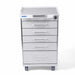 Front view of JMU Dental mobile cabinet cart with five drawers