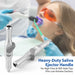Reusable saliva ejector handle compatible with high-flow and HVE-style tips for low-volume suction tubing - JMU DENTAL INC
