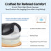 4-inch thick cushioned ergonomic dental saddle chair designed for long procedure comfort - JMU Dental