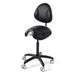 Ergonomic dental saddle chair with adjustable backrest for lumbar support - JMU Dental