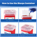 How to use the JMU Dental 1 Quart Sharps Container for safe sharps disposal - JMU Dental