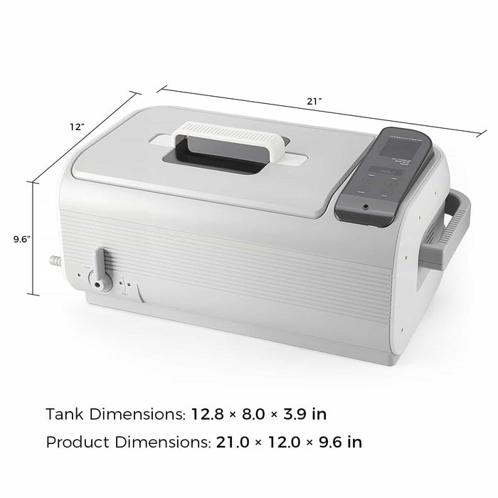 JMU Dental CD-4861 Ultrasonic Cleaner Dimensions and 6L Tank Capacity - JMU DENTAL INC