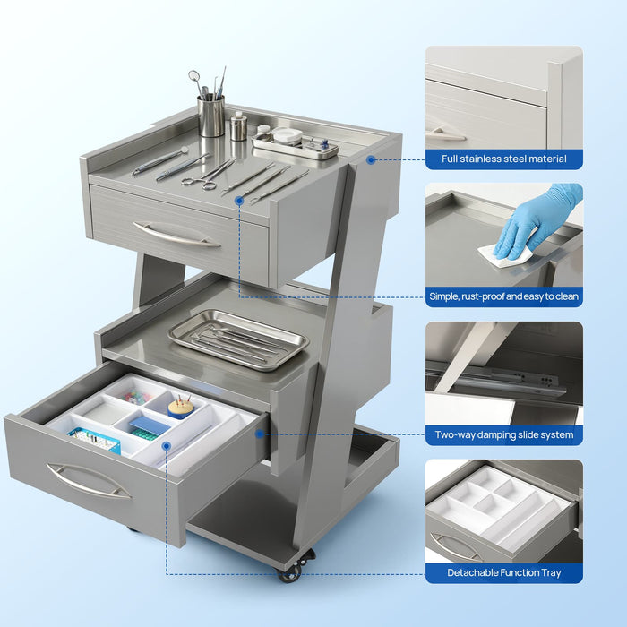 Three Tier Cabinet Features - JMU DENTAL INC