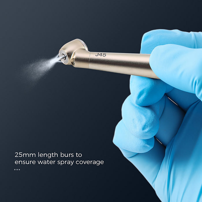 Jinme J45 LED High Speed Air Turbine Handpiece w/ Generator 4-Hole Push Button