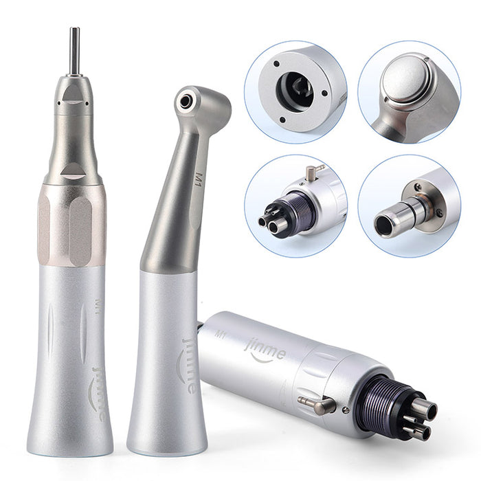 Jinme M1 Low-speed Handpiece Kit External Water Spray Contra Angle Push Button
