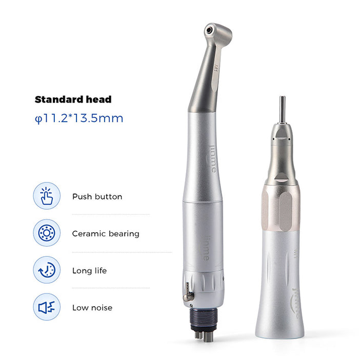 Jinme M1 Low-speed Handpiece Kit External Water Spray Contra Angle Push Button