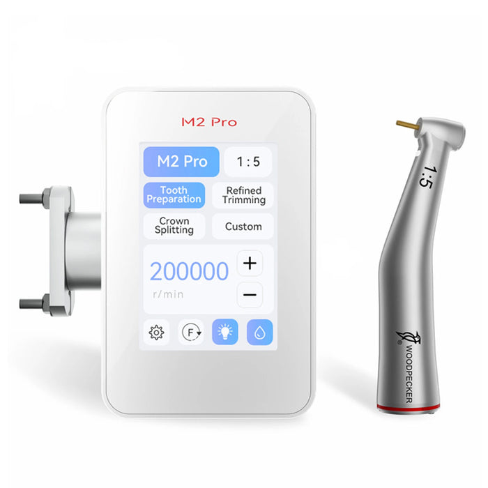 Woodpecker Dental Brushless Electric Motor M2 Pro w/ 1:5 Contra Angle Handpiece