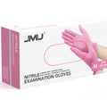 JMU Disposable Nitrile Exam Gloves Pink Powder Free 4 Mil XS/S/M/L/XL 200Pcs/Box - JMU DENTAL INC