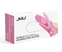 JMU Disposable Nitrile Exam Gloves Pink Powder Free 4 Mil XS/S/M/L/XL 200Pcs/Box - JMU DENTAL INC
