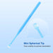Mini spherical adhesive tip of dental applicator designed for clear visibility and precise cementation - JMU DENTAL INC