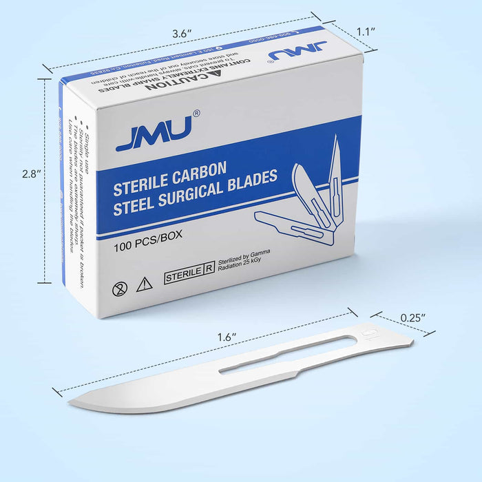 #10 sterile surgical blade size and dimensions - JMU DENTAL INC