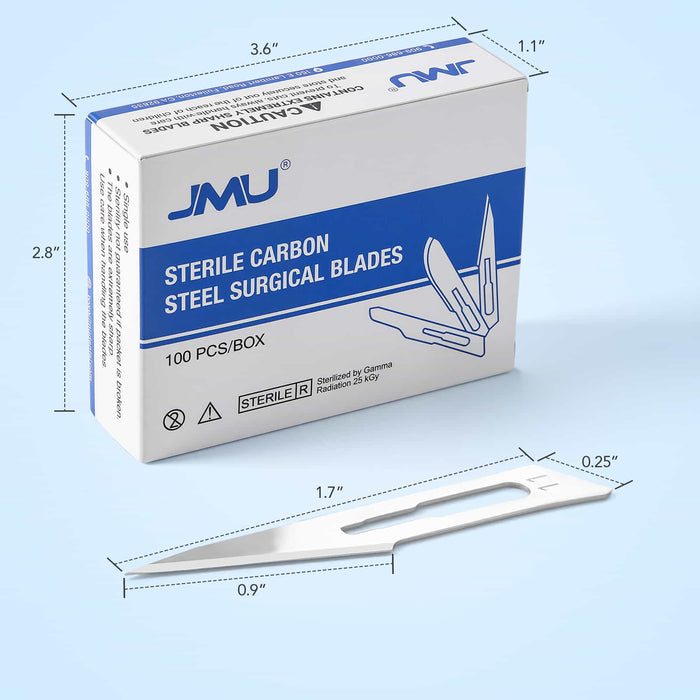 #11 sterile surgical blade size and dimensions - JMU DENTAL INC