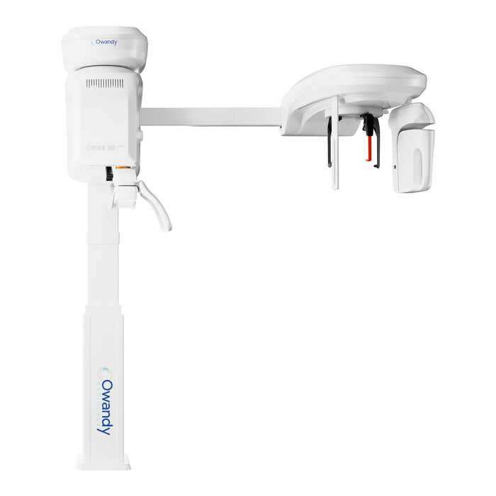 Owandy I-Max 3D XPRO CBCT Unit Ceph side profile showing arm structure and patient positioning area - JMU Dental