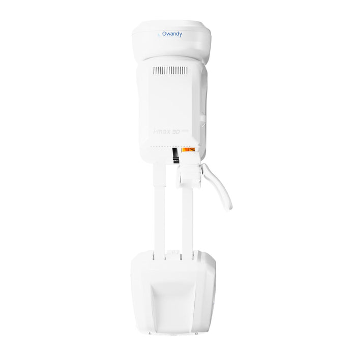 Owandy I-Max 3D XPRO Wall-Mounted CBCT Unit side profile showing compact wall-mounted design - JMU Dental