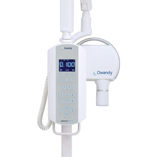 Owandy RX Pro DC Intraoral Dental X-Ray Mobile Cart digital control panel for precise settings - JMU Dental