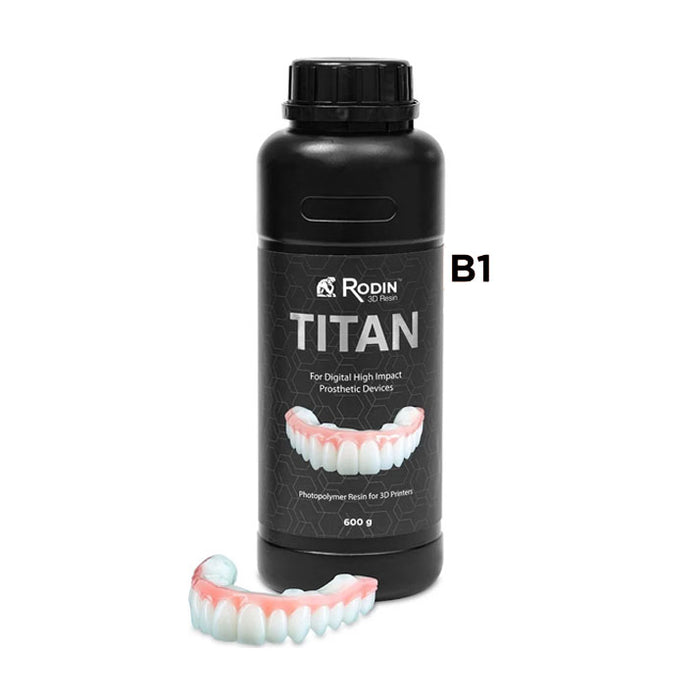 Rodin Titan Photopolymer 3D Printing Resin Shade A1 600g Bottle