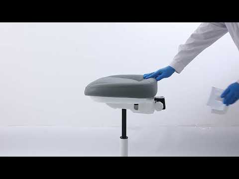 Ergonomic Operator Stool Premium Microfiber Leather - JMU DENTAL INC