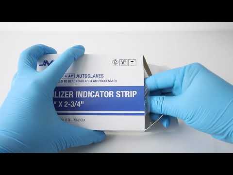 JMU Sterilizer Indicator Strips 600/Box - JMU DENTAL INC