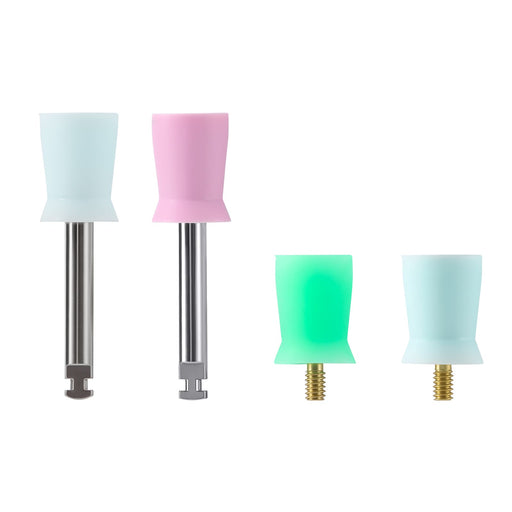 Soft prophy cups with 4-webbed design for latch and screw type dental handpieces, 144 pieces per box - JMU DENTAL INC