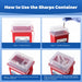 How to use the JMU Dental 1 Quart Sharps Container for safe sharps disposal - JMU Dental