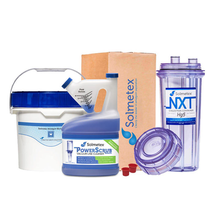 Solmetex NXT Hg5 Collection Container with Recycle Kit