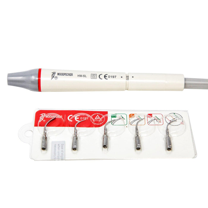 Woodpecker Dental UDS-E LED Ultrasonic Pizeo Scaler 8 Tips 2 Water Bottles Scaling+Perio+Endo Auto Water Supply Functions - JMU DENTAL INC