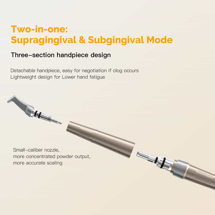 Woodpecker AP-B Dental Air Polisher & Ultrasonic Scaler Prophylaxis Unit 2 In 1 - JMU DENTAL INC