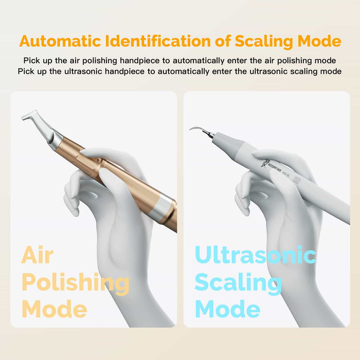 Woodpecker AP-B Dental Air Polisher & Ultrasonic Scaler Prophylaxis Unit 2 In 1 - JMU DENTAL INC