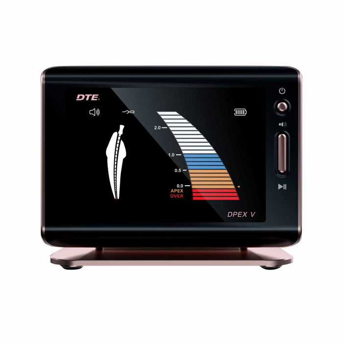 Woodpecker DTE DPEX V apex locator connectable endo motor in rose gold finish - JMU DENTAL INC