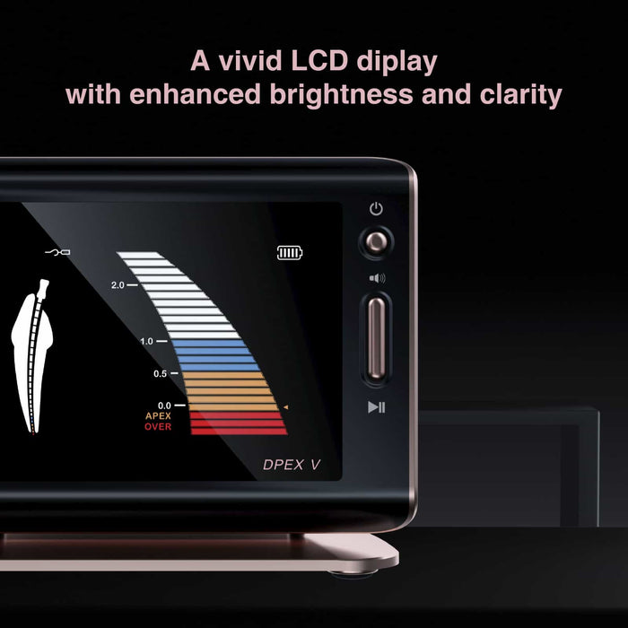 Woodpecker DTE DPEX V apex locator connectable endo motor key features and functions - JMU DENTAL INC