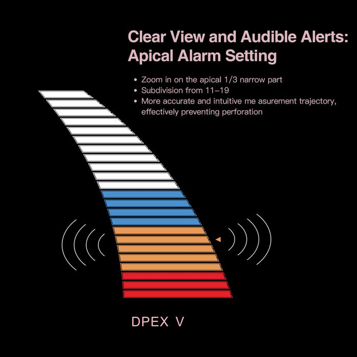 Woodpecker DTE DPEX V apex locator connectable endo motor key features and functions - JMU DENTAL INC