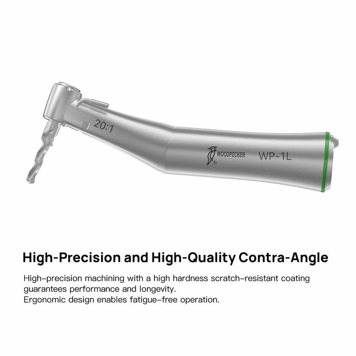 Woodpecker Dental Implanter Plus Implant Motor w/ 20:1 Fiber Optic Contra Angle - JMU DENTAL INC