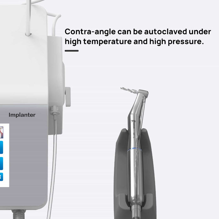 Woodpecker Dental Implanter Plus Implant Motor w/ 20:1 Fiber Optic Contra Angle - JMU DENTAL INC