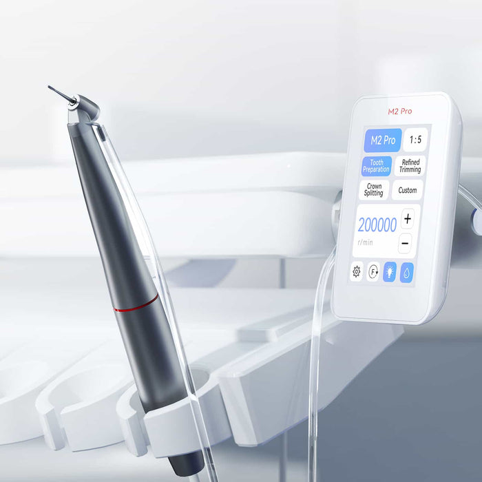 Woodpecker Dental Brushless Electric Motor M2 Pro w/ 1:5 Contra Angle Handpiece - JMU DENTAL INC