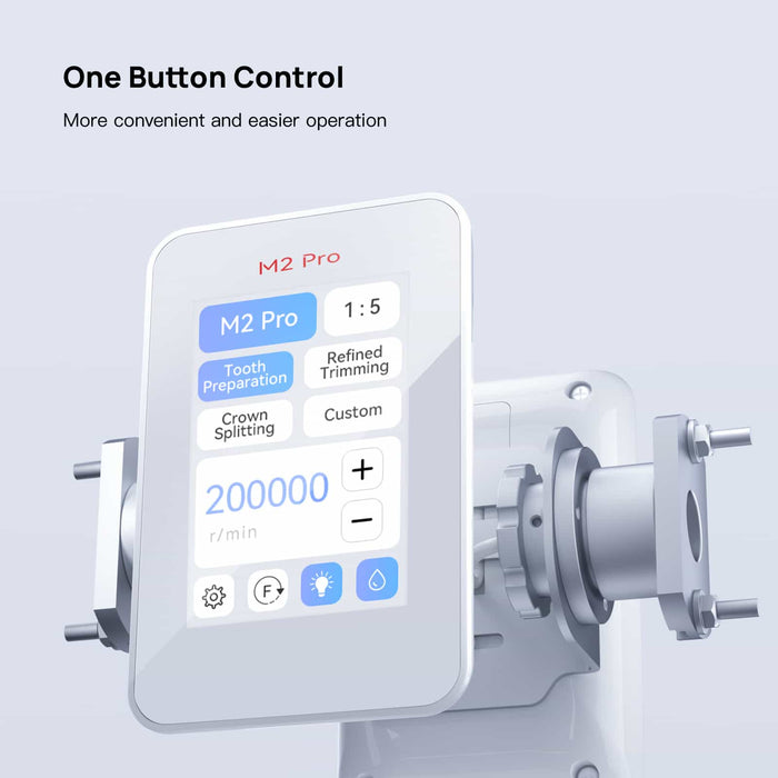 Woodpecker Dental Brushless Electric Motor M2 Pro w/ 1:5 Contra Angle Handpiece - JMU DENTAL INC
