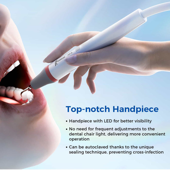 Woodpecker UDS-L LED Dental Ultrasonic Scaler for Scaling, Perio & Endo - JMU DENTAL INC