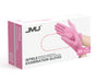 JMU Disposable Nitrile Exam Gloves Pink Powder Free 4 Mil XS/S/M/L/XL 200Pcs/Box - JMU DENTAL INC