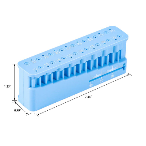 JMU Dental Autoclaveable Endo File Holder with Measuring - JMU DENTAL INC