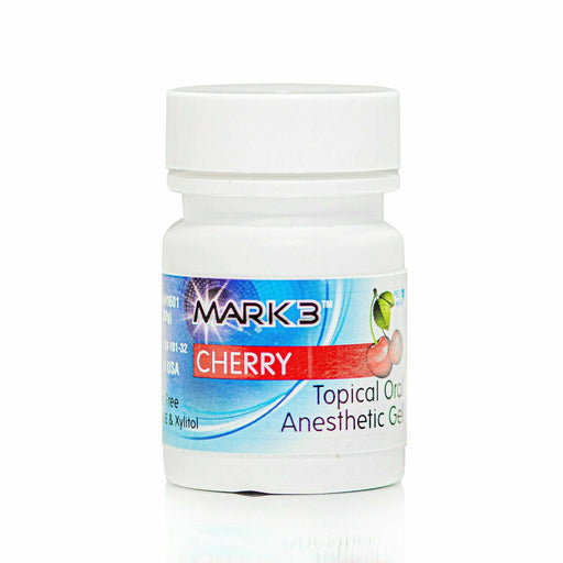 Mark3 Dental Topical Anesthetic Gel 20% Benzocaine 1oz Jar - JMU DENTAL INC