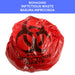 Medline Biohazard Waste Bags 1.5 Mil Red 25Pcs - JMU DENTAL INC