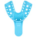 JMU Disposable Dental Impression Trays Blue Perforated 12Pcs/Bag - JMU DENTAL INC