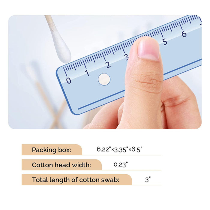 JMU Disposable Cotton Swab Tipped Applicator 6" 500Pcs/Box - JMU DENTAL INC